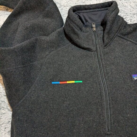 Patagonia Black Better Sweater 1/4 Zip Quarter Zip Medium Black - Picture 3 of 6